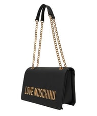 LOVE MOSCHINO BOLD LOVE Shoulder bag, with chain Black - Women&rsquo;s Bags - 3