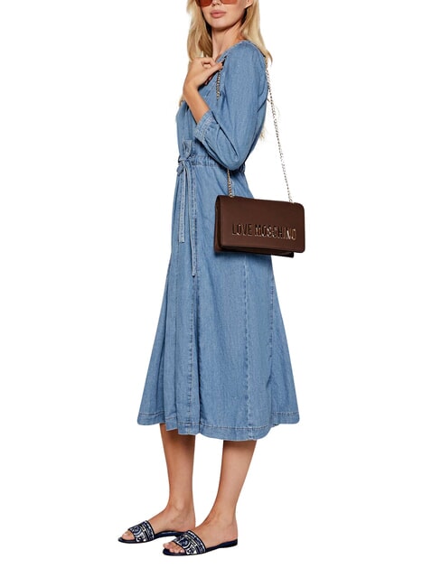 BOLD LOVE Shoulder bag, with chain chestnut - Women&rsquo;s Bags