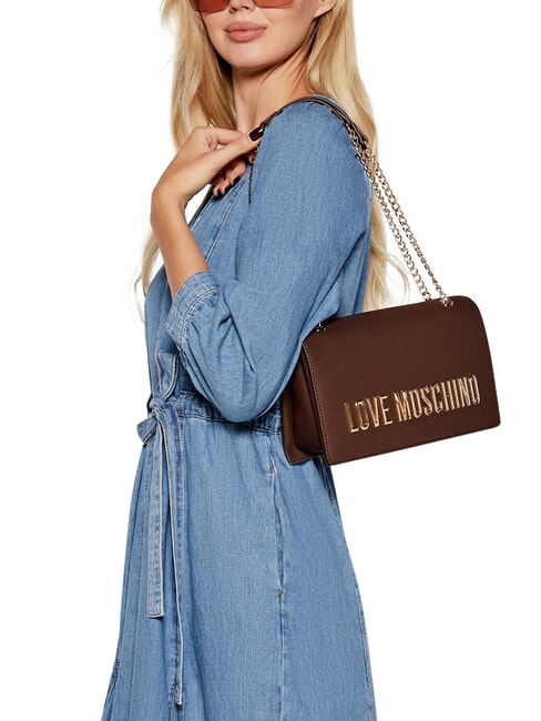 BOLD LOVE Shoulder bag, with chain chestnut - Women&rsquo;s Bags
