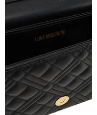 LOVE MOSCHINO SMART DAILY Clutch bag with chain Black - Women&rsquo;s Bags - 6