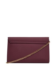 LOVE MOSCHINO SMART DAILY Clutch bag with chain wine - Women&rsquo;s Bags - 4