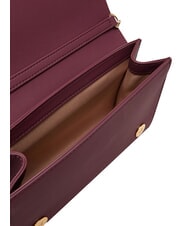 LOVE MOSCHINO SMART DAILY Clutch bag with chain wine - Women&rsquo;s Bags - 6