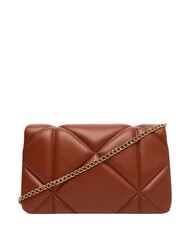 LOVE MOSCHINO EMBOSSED Mini shoulder bag, with chain chestnut - Women&rsquo;s Bags - 4