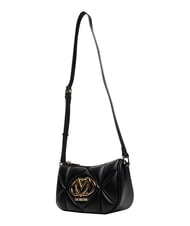 LOVE MOSCHINO EMBOSSED Shoulder bag, double portability Black - Women&rsquo;s Bags - 4