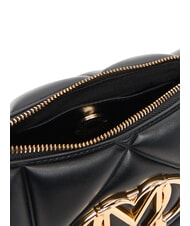 LOVE MOSCHINO EMBOSSED Shoulder bag, double portability Black - Women&rsquo;s Bags - 6