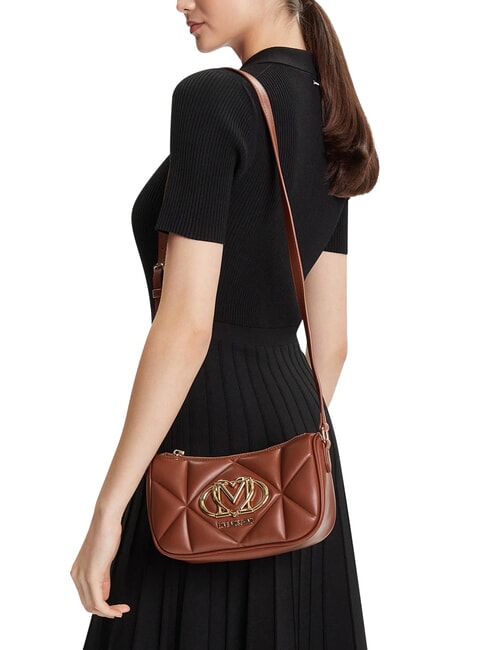 EMBOSSED Shoulder bag, double portability chestnut - Women&rsquo;s Bags