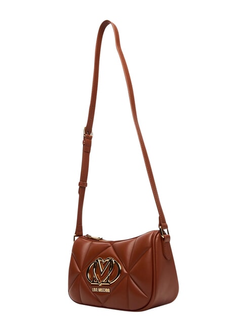 EMBOSSED Shoulder bag, double portability chestnut - Women&rsquo;s Bags