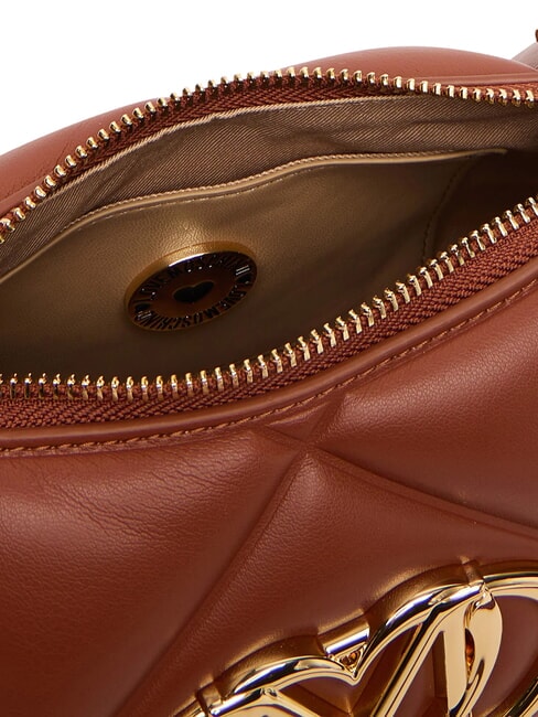 EMBOSSED Shoulder bag, double portability chestnut - Women&rsquo;s Bags