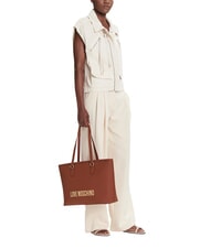 LOVE MOSCHINO BOLD LOVE Shopping bag, shoulder bag chestnut - Women&rsquo;s Bags - 2