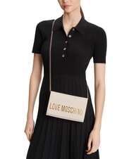 LOVE MOSCHINO SMART DAILY Clutch bag with chain - Women&rsquo;s Bags