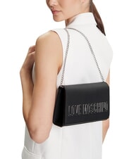 LOVE MOSCHINO SMART DAILY Clutch bag with chain po00bx - Women&rsquo;s Bags - 2
