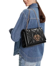 LOVE MOSCHINO EMBOSSED Shoulder bag / crossbody bag Black - Women&rsquo;s Bags - 2