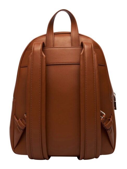 EMBOSSED Backpack with front pocket chestnut - Women&rsquo;s Bags