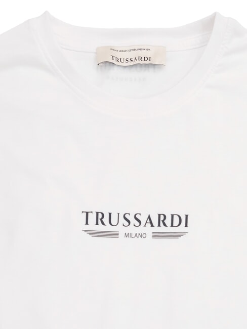 BASIC Short-sleeved cotton T-shirt white - T-shirt