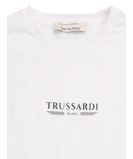 TRUSSARDI BASIC Short-sleeved cotton T-shirt - T-shirt