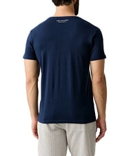 TRUSSARDI BASIC Short-sleeved cotton T-shirt navy - T-shirt - 2