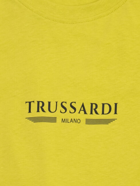BASIC Short-sleeved cotton T-shirt green - T-shirt