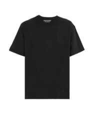 TRUSSARDI BASIC Short-sleeved cotton T-shirt black - T-shirt - 3