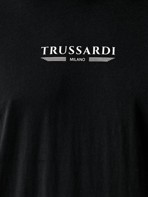 BASIC Short-sleeved cotton T-shirt black - T-shirt