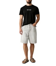 TRUSSARDI BASIC Short-sleeved cotton T-shirt black - T-shirt - 4