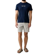 TRUSSARDI BASIC Short-sleeved cotton T-shirt navy - T-shirt - 4