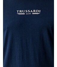 TRUSSARDI BASIC Short-sleeved cotton T-shirt navy - T-shirt - 5