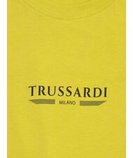 TRUSSARDI BASIC Short-sleeved cotton T-shirt green - T-shirt - 2