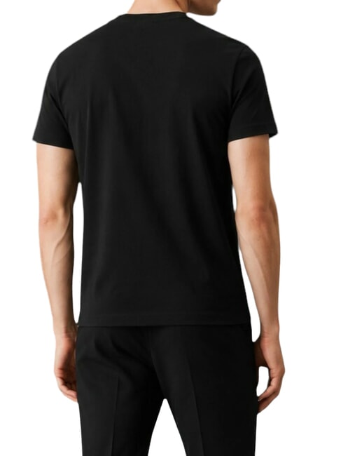 DIGITAL LEVRIERO Short-sleeved cotton T-shirt black - T-shirt