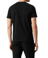 TRUSSARDI DIGITAL LEVRIERO Short-sleeved cotton T-shirt black - T-shirt - 2