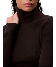 CALVIN KLEIN CK JEANS Turtleneck sweater, long sleeves ck black - Women's Sweaters - 4