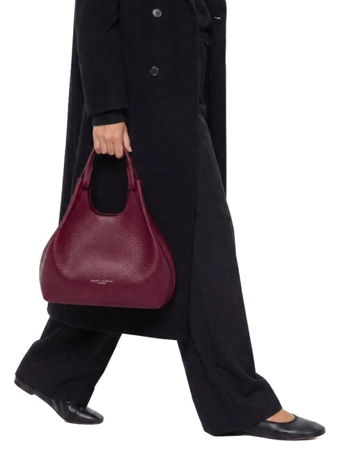 DUA Shoulder bag, in leather antique ruby - Women&rsquo;s Bags