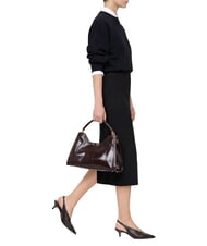 GIANNI CHIARINI AURORA Handbag with shoulder strap, in leather - Women&rsquo;s Bags