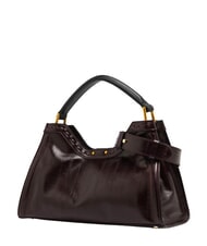 GIANNI CHIARINI AURORA Handbag with shoulder strap, in leather antique ruby - Women&rsquo;s Bags - 3