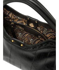GIANNI CHIARINI AURORA Handbag with shoulder strap, in leather Black - Women&rsquo;s Bags - 4