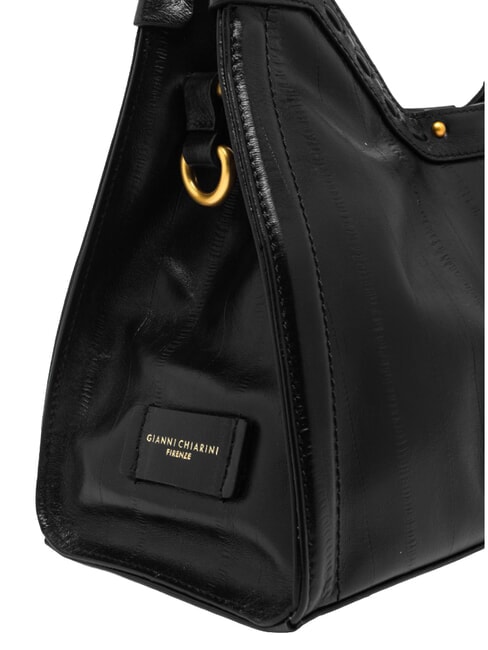 AURORA Handbag with shoulder strap, in leather Black - Women&rsquo;s Bags