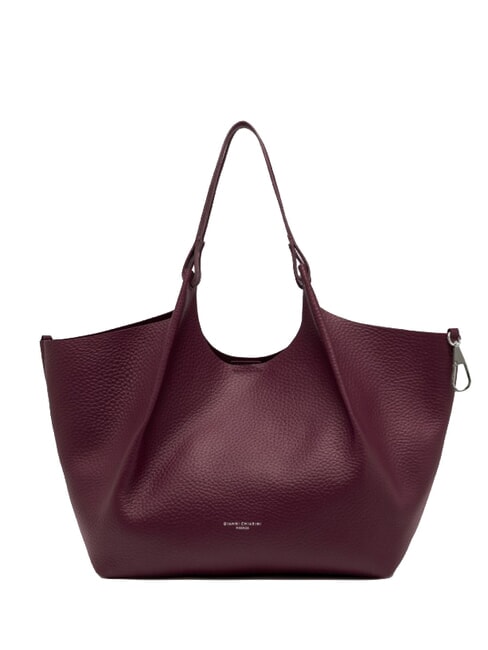 DUA Large leather shoulder bag antique ruby - Women&rsquo;s Bags