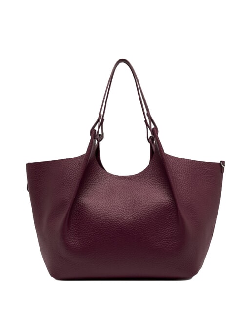 DUA Large leather shoulder bag antique ruby - Women&rsquo;s Bags