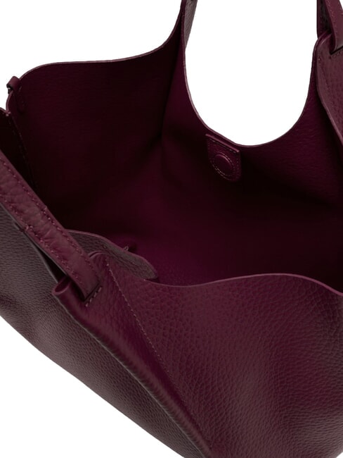 DUA Large leather shoulder bag antique ruby - Women&rsquo;s Bags