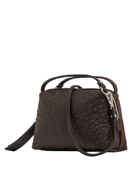 ALIFA Mini handbag with shoulder strap, in leather expressed - Women&rsquo;s Bags