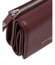 GIANNI CHIARINI WALLETS GRAIN Small hammered leather wallet antique ruby - Women&rsquo;s Wallets - 5