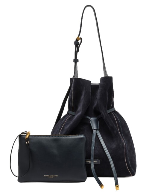 SIENNA Leather bucket bag, shoulder bag night - Women&rsquo;s Bags