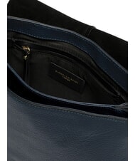 GIANNI CHIARINI HELENA ROUND Shoulder bag with shoulder strap, in leather BLUE - Women&rsquo;s Bags - 4