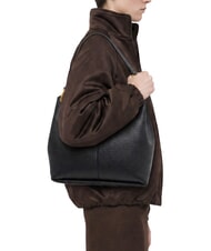 GIANNI CHIARINI SANDRA Shoulder bag with shoulder strap, in leather night - Women&rsquo;s Bags - 2