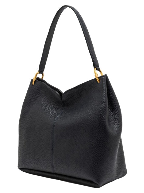 SANDRA Shoulder bag with shoulder strap, in leather night - Women&rsquo;s Bags