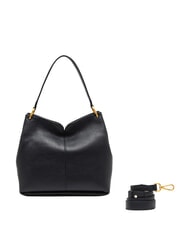GIANNI CHIARINI SANDRA Shoulder bag with shoulder strap, in leather night - Women&rsquo;s Bags - 5