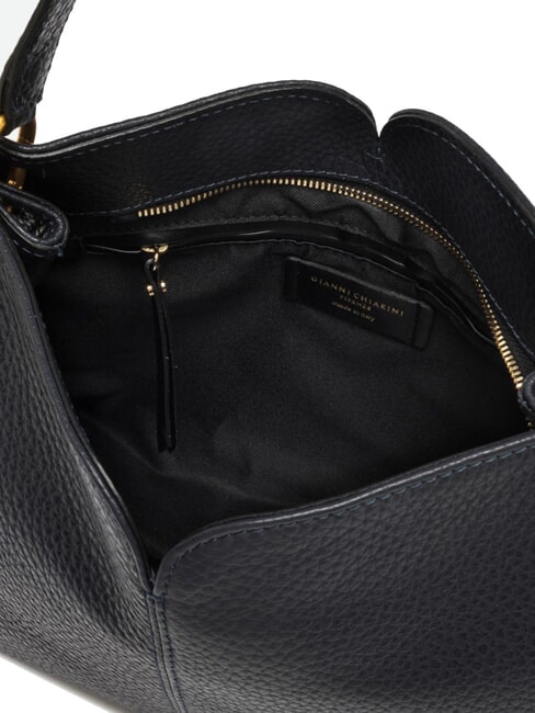 SANDRA Shoulder bag with shoulder strap, in leather night - Women&rsquo;s Bags