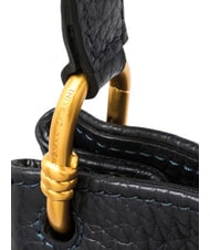 GIANNI CHIARINI SANDRA Shoulder bag with shoulder strap, in leather night - Women&rsquo;s Bags - 7