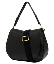 GIANNI CHIARINI HELENA ROUND Shoulder bag with shoulder strap, in leather Black - Women&rsquo;s Bags - 2