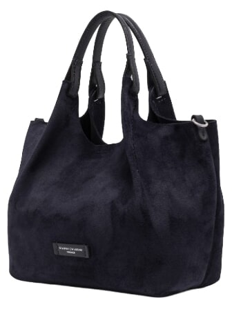DUA Shoulder bag with shoulder strap, in leather night - Women&rsquo;s Bags