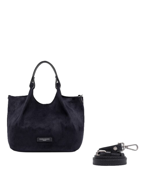 DUA Shoulder bag with shoulder strap, in leather night - Women&rsquo;s Bags